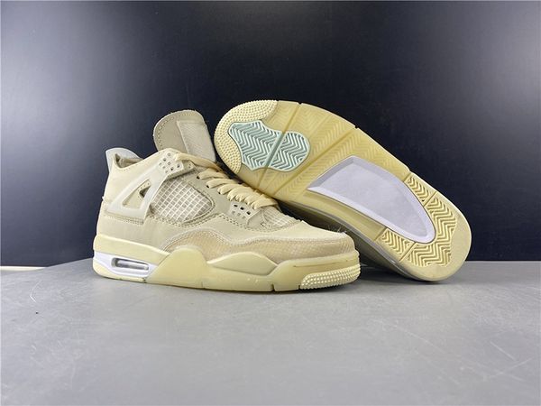 

white x 4 sp wmns sail muslin white black men women shoes 4s off jumpman sports sneaker