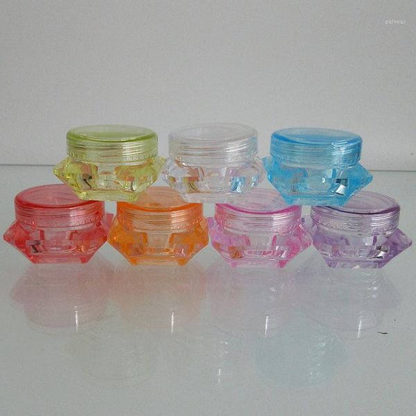 

packing bottles cosmetic box,3g empty cream container,cosmetic bottle of skin care product use,diamond shape box crystal 5pcs /lot1