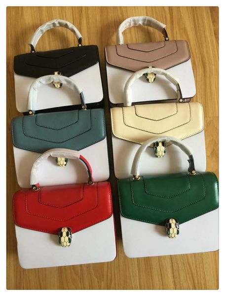 

snakehead 2019 portable organ cowhide buckle summer chain small square bag bags2019 new