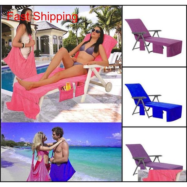 

sunbath chair cover 73*210cm lounger mate beach towel portable magic ice towel 3 colors 10pcs ooa4774 5u2kc