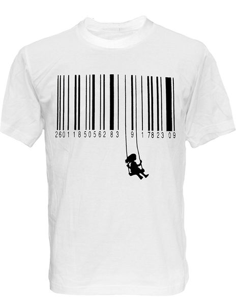 

спорта высокого качества t-shirt 100% хлопка с коротким рукавом hipster тройники мужские barcode kid свинг площадка потребитель t-shirt