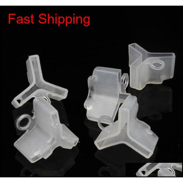 

100 pcs/lot white plastic treble fishing hooks sleeve size 1#-5# protective fishhooks good fishing hook fishin amd abc2007