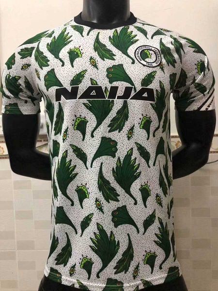 

20 21 муса микель футбол джерси nigelia 2020 2021 главной майо де лапка # 10 okocha футбола рубашка вдали футбол uniform iheanacho, Gray;blue