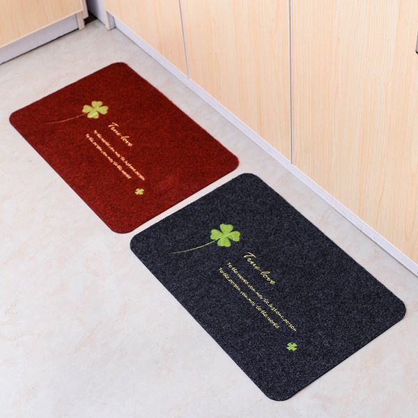 

non slip floor household door living toilet room carpet doormat clover flannel mat