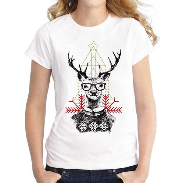 

christmas t-shirt deer printing short sleeve tee novelty xmas woman fashion vintage graphic tee shirt sport hooded sweatshirt hoodie