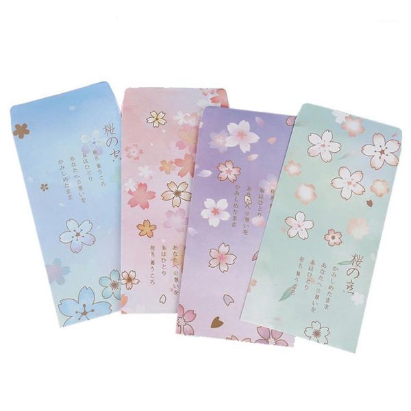 

packing bags 10pcs cute sakura envelope set office message writing european country style letter paper school stationery supplies1