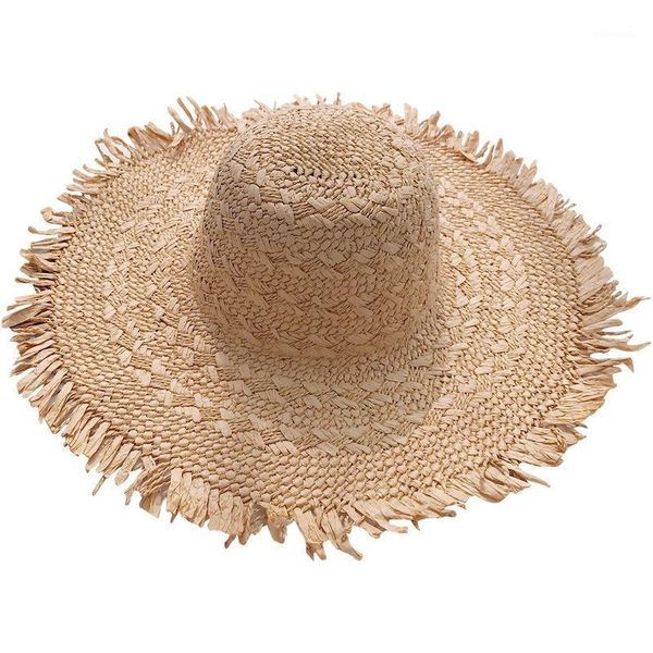 

straw hat summer hat beach visor outdoor vacation beach sun foldable1, Blue;gray