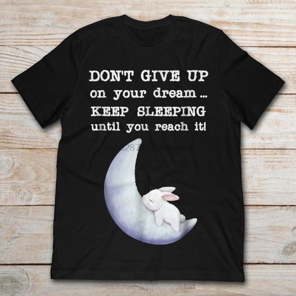 

2020 brand animated cute rabbit sleep on the moon dongive up 2020 summer men short sleeve t-shirt sport hooded sweatshirt hoodie