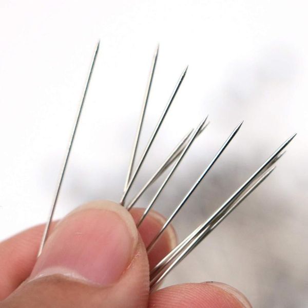 

500pcs box of bead head needles pearl head needles for jewlery making diy needlework colored bead need jllsev