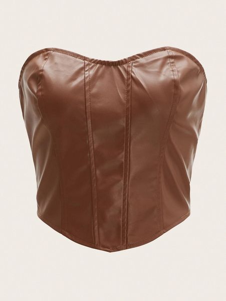 

zip back seam front asymmetrical hem pu leather tube w0rr#, White