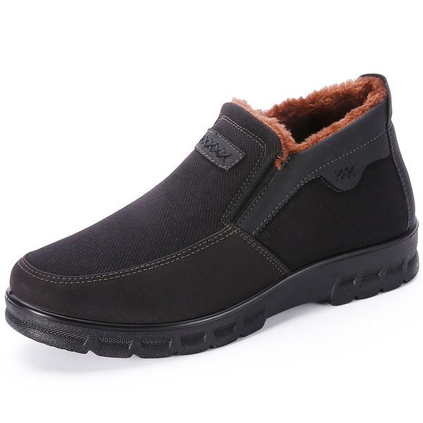 

2020 2020 keep warm shoes for men fashion mark winter new mujer boots d4wt, Black
