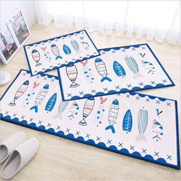 

modern carpet for kitchen bathroom balcony hallway washable floor mats anti-slip area bedroom rugs entrance door mat a0151