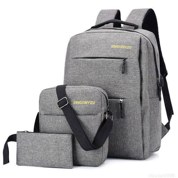 

4 pcs set junior high schoolbag college student school pack bags for girls women men travel backpacks mochilas mujer 2019