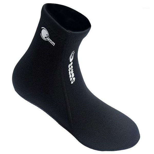 

sports socks 2021 2mm diving surfing scratch proof non-slip water beach sock swimming boot socks1, Black