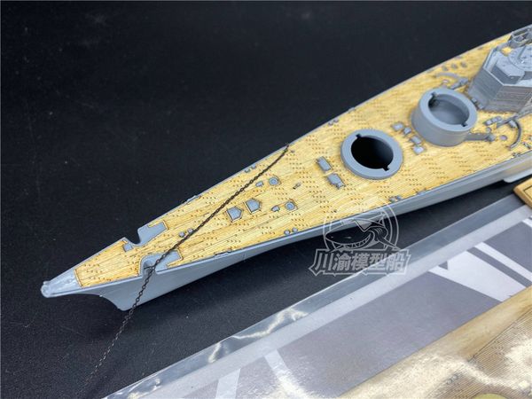 

scale wooden deck masking sheet for flyhawk 1/700 fh1148s german battleship scharnhorst 1943 model tmw00080