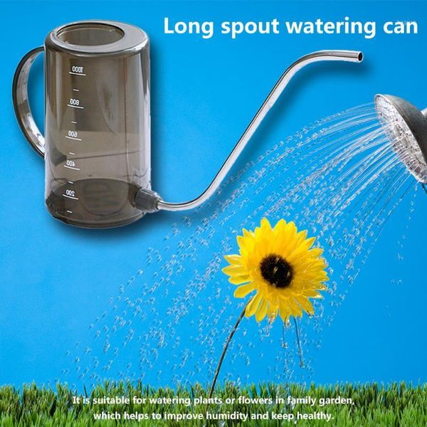 

portable long mouth plastic watering can home watering pot fertilizing gardening tools for flower plants1