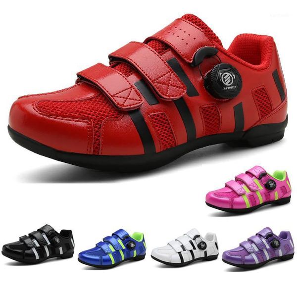 

women professional cycling shoes men trilathon bicycle racing shoes women biking sport sneaker athletic mtb cycling couple1, Black