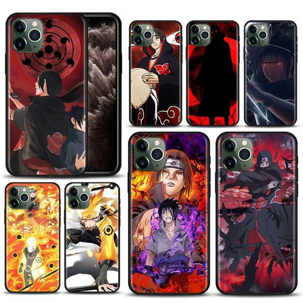 

1dwanimated naruto itachi soft cover vip 11 pro 12 mini 7 8 xr 6 6s plus xs max 5 5s se 2020 case