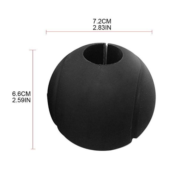 

accessories round dumbell handles soft silicone fitness thick bar fat grips parts for train 875d