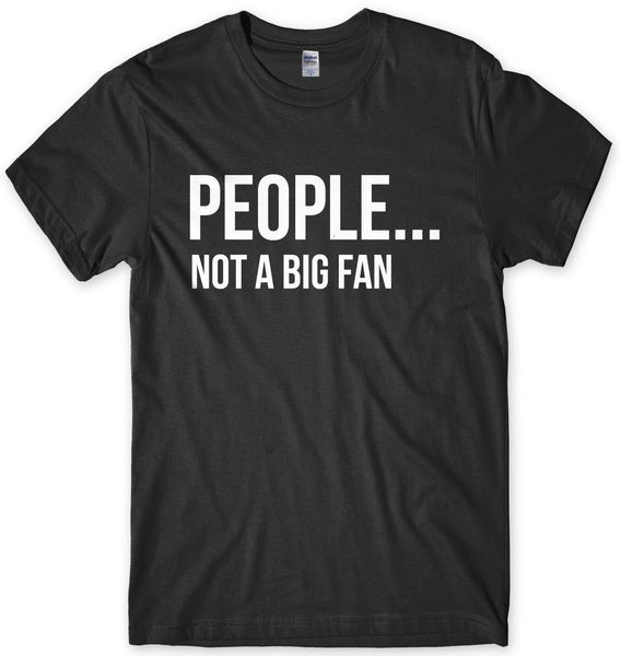 

people...not a big fan funny mens t-shirt sport hooded sweatshirt hoodie