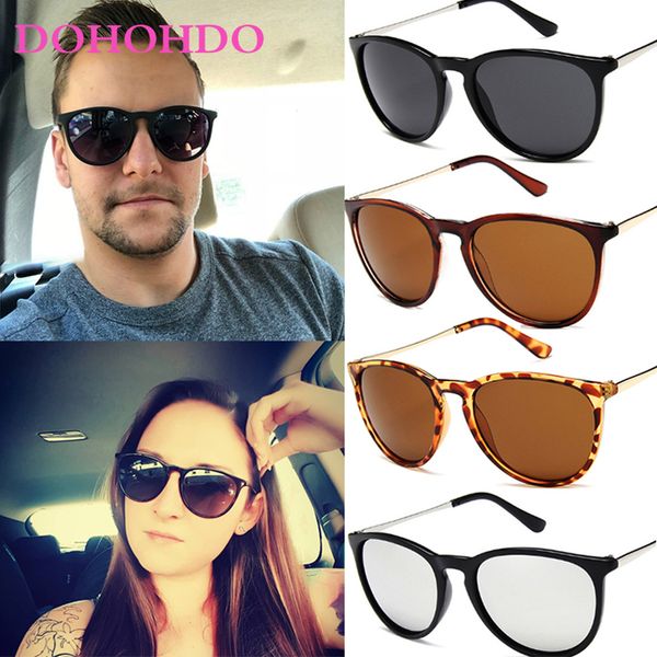 

dohohdo vintage retro mirror sunglasses women brand designer cat eye sun glasses leopard protection mirrored zonnebril dames, White;black