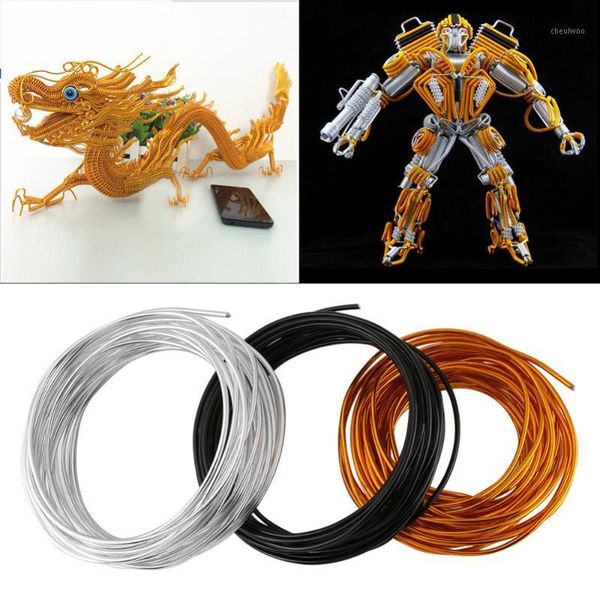 

soft round aluminum metal wire anodized versatile painted silver diy jewelry floristry findings craft making metal wire1