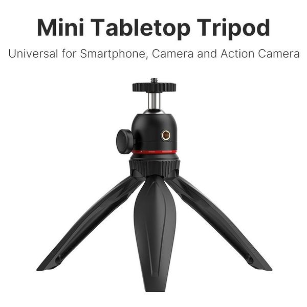 

ulanzi mt-17 mini adjustable tripod detachable ballhead tripod head for sony a6400 a6300 a73 smartphone slr camera vlog