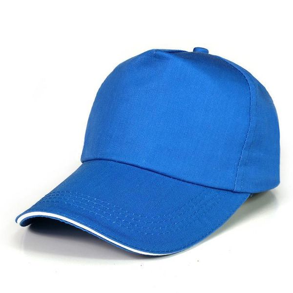 

cotton visors advertising cap custom logo work hat women's summer baseball caps casual visor men's sports baseball cap sun hat h b, Blue;gray