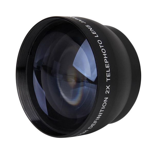 

52мм 2x увеличение телеобъектив для nikon af-s 18-55mm 55-200mm объектив камеры