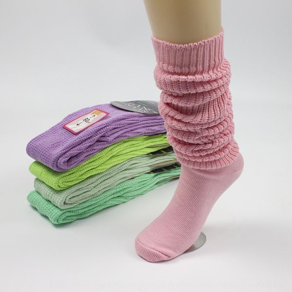 

fashionable solid color pile female autumn new student bubble loose long fashionable solid color pile female autumn new stockings stockings, Black