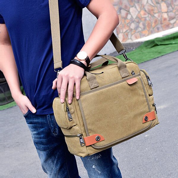 

new bags for men canvas messenger shoulder bag crossbody sling briefcase satchel bolsas feminina