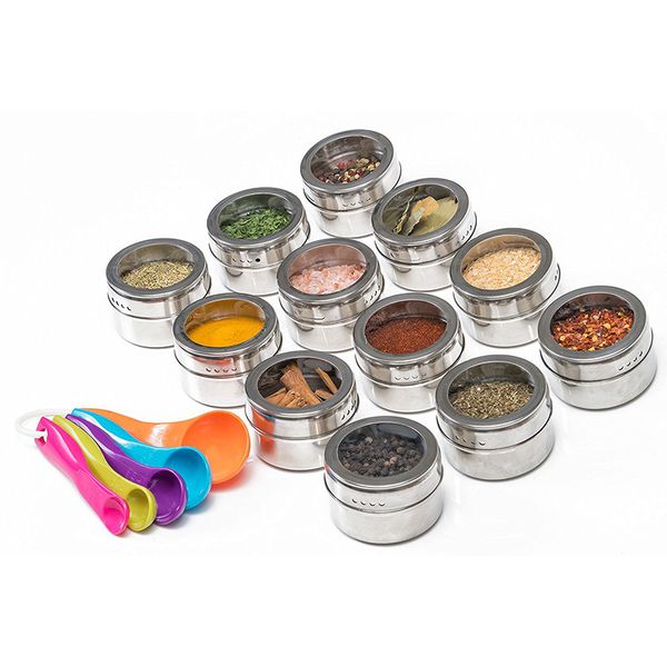 

storage seasoning bottle can pepper salt kitchen essential outdoors barbecue portable stainless steel tank kitchen can cyf4555