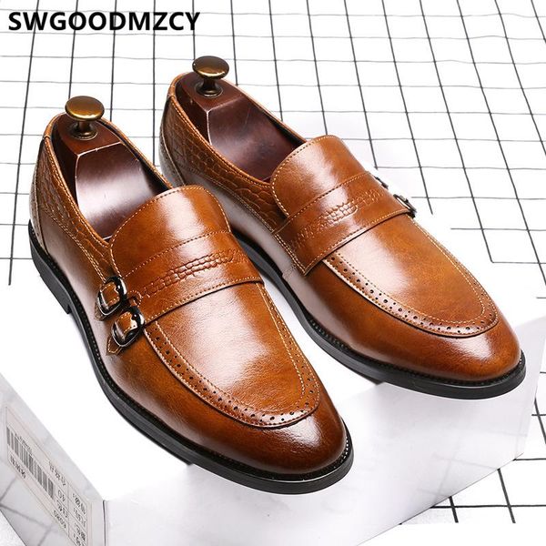 

classic shoes men formal loafers men leather dress shoes italian brand party coiffeur sepatu slip on pria buty meskie, Black