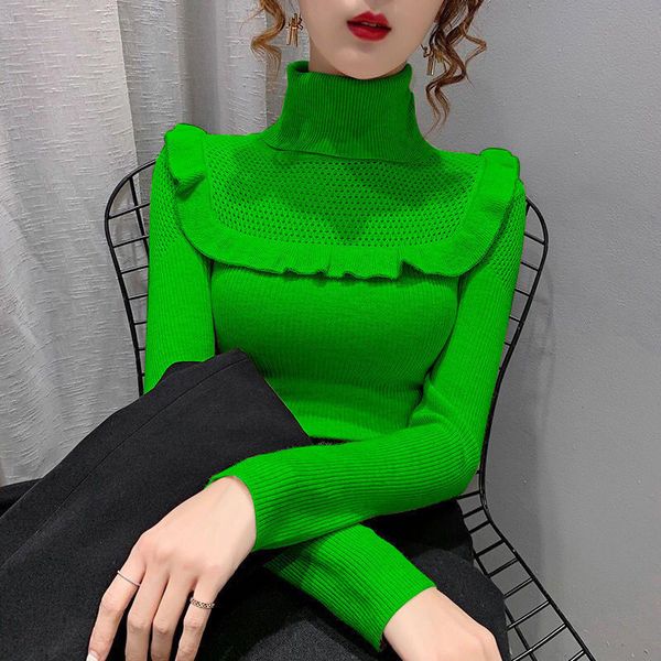 

autumn 2021 winter new style women's spandex lapel and wooden ear edge 1 wsuj, White;black