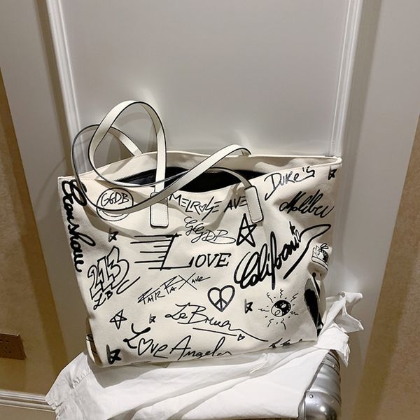 

xogds foreign style lady's big fashion bagshoulder bag2020 fashionable new handbag fashion high capacity shoulder canvas portable tote