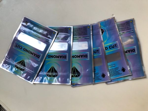 

майларовые многоразовые мешков мешки 3.5g алмазного ziplock edibles california cut упаковка bbyop hotclipper