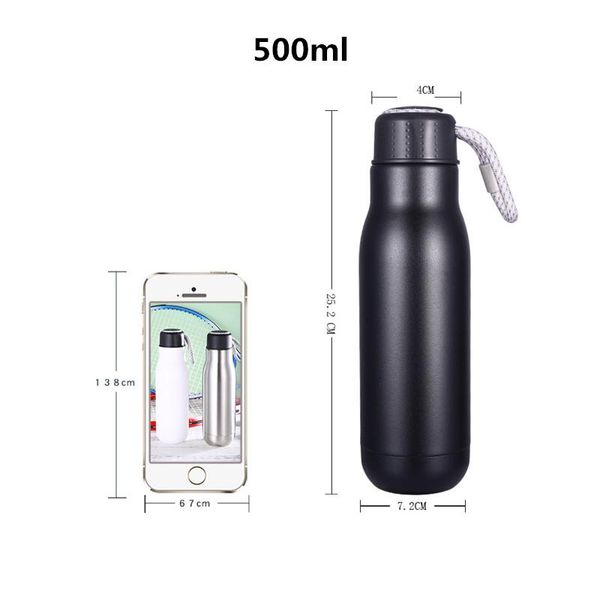 

термос стальной канат воды bpa free 18 8 бутылки изолированный портативный my 500мл чашка вакуумная крышка с кофе, чай фляга из нержавеющей