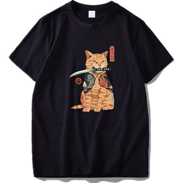 

eu size catana black japan cool black short sleeved new fashion summer soft tshirt sport hooded sweatshirt hoodie