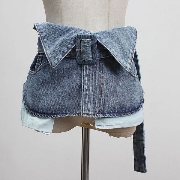 

seebeautiful простой прямоугольник пряжкой молния нерегулярные широкий джинсовые ремни girdle женщина осень 2020 новая мода tide l598, Black;brown