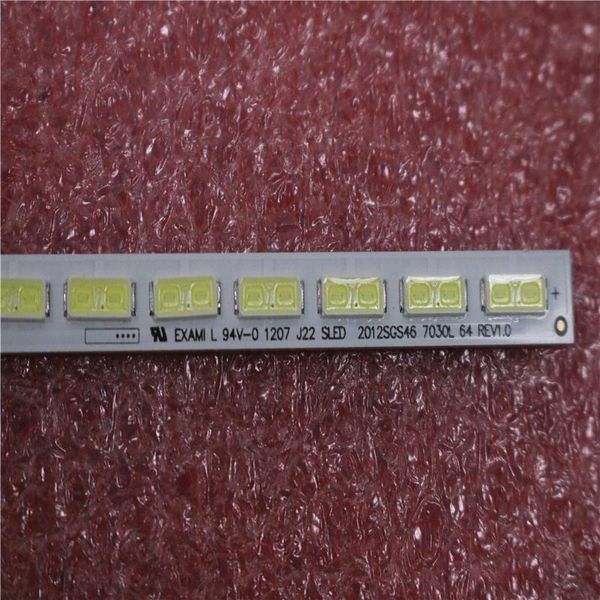 

computer cables & connectors 100% for screen lta460hn05 46el300c 46hl150c lj64-03495a led strip sled 2012sgs46 7030l 64 rev1.0 1 piece=64led