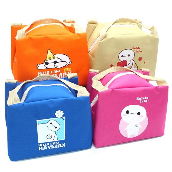 

Cute Cartoon Lunch Storage Bags Oxford Waterproof Picnic Bag Thicken Insulation Bags Organizer Storage Bag