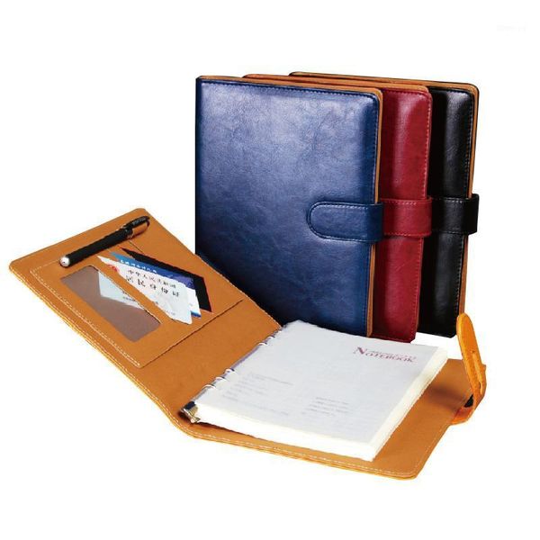 

pu leather cover journal and notebook, office business gifts notebooks.1, Purple;pink
