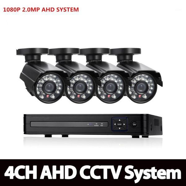

ahd 4ch 1080n dvr 1080p 2.0mpp hd outdoor security ahd camera system 4 channel cctv surveillance dvr kit camera set1