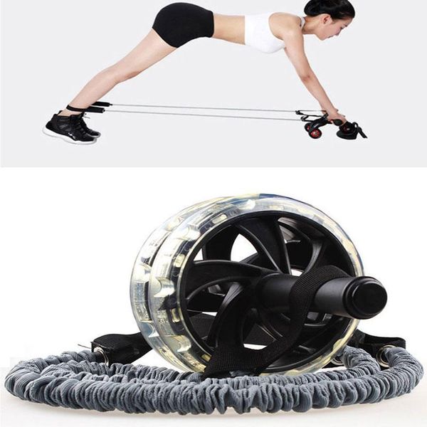 

resistance bands ab roller wheel pull rope waist abdominal slimming fitness equipments home gym1