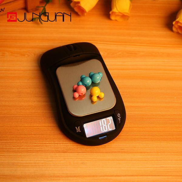 

200g/0.01g mouse jewelry scale electronic digital scales portable mini pocket scale precision digital kitchen scale creative gif 118 j2