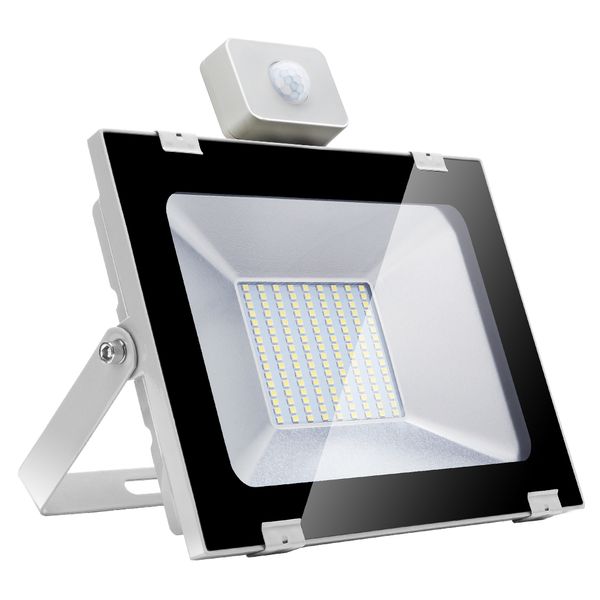 

5th generation ultra-thin flood light with induction 100w 144 leds high brightless led floodlights cold white
