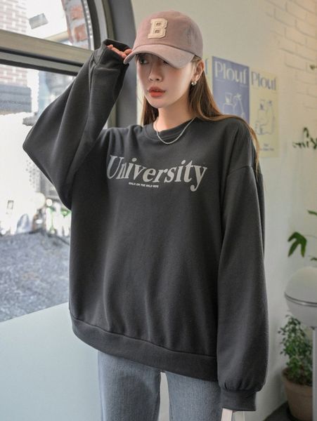 

dazy slogan graphic drop shoulder sweatshirt d25l#, White;black