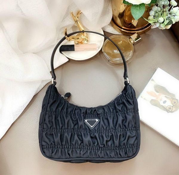 

women designer's handbag fashion shoulder bag lady hobo baguette new small pleated style handbag cfy2004027
