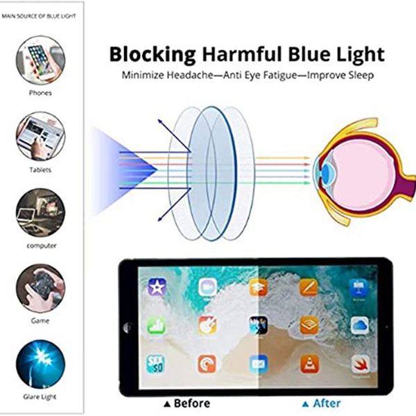 

game anti-blue light mobile flat glasses computer phone goggles pc flexible hinge comfortable nose pads