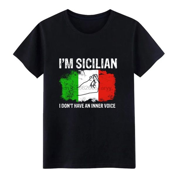 

sicilian inner voice funny italian t shirt t shirt knitted round neck natural fit funny casual unique shirt sport hooded sweatshirt hoodie